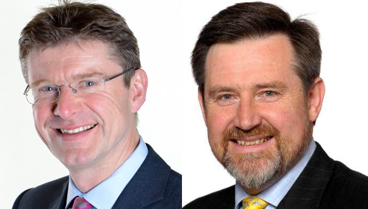 (L-R): BEIS Secretary Greg Clark and Shadow Energy and Climate Change Secretary Barry Gardiner